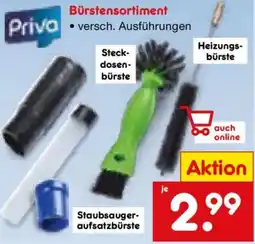 Netto Marken-Discount Priva Bürstensortiment Angebot