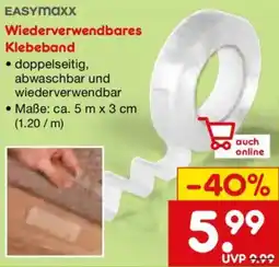 Netto Marken-Discount Easymaxx Wiederverwendbares Klebeband Angebot