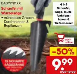 Netto Marken-Discount EASYMAXX Schaufel mit Wurzelsäge Angebot