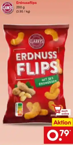Netto Marken-Discount CLARKYS Erdnussflips Angebot