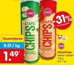 Netto Marken-Discount CLARKYS Stapelchips Angebot