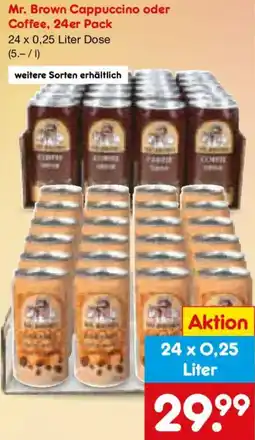 Netto Marken-Discount Mr. Brown Cappuccino oder Coffee Angebot