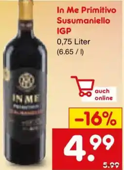 Netto Marken-Discount In Me Primitivo Susumaniello IGP Angebot