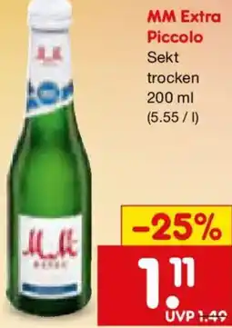 Netto Marken-Discount MM Extra Piccolo Sekt Angebot