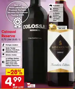 Netto Marken-Discount Colossal Reserva Angebot