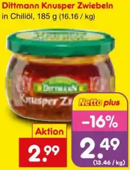 Netto Marken-Discount Dittmann Knusper Zwiebeln Angebot