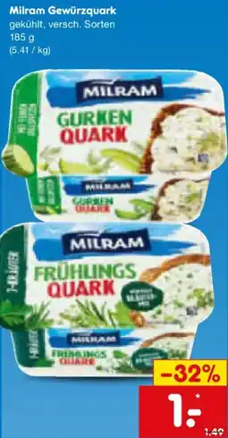 Netto Marken-Discount Milram Gewürzquark Angebot