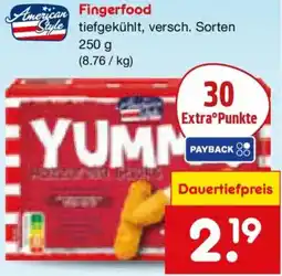 Netto Marken-Discount American Style Fingerfood Angebot