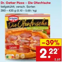 Netto Marken-Discount Dr. Oetker Pizza - Die Ofenfrische Angebot