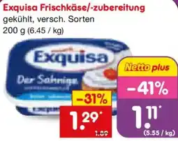 Netto Marken-Discount Exquisa Frischkäse/-zubereitung Angebot
