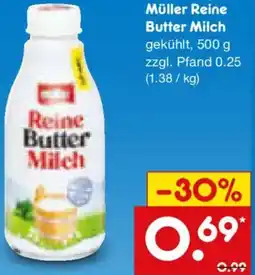 Netto Marken-Discount Müller Reine Butter Milch Angebot