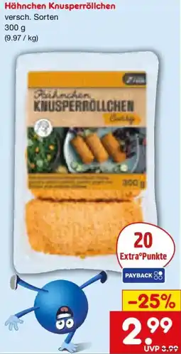 Netto Marken-Discount Hähnchen Knusperröllchen Angebot
