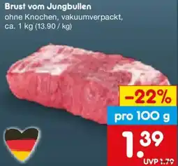 Netto Marken-Discount Brust vom Jungbullen Angebot