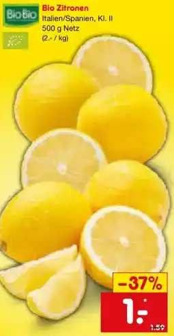 Netto Marken-Discount Bio Zitronen Angebot