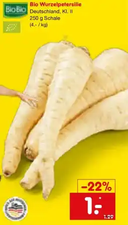 Netto Marken-Discount Bio Wurzelpetersilie Angebot