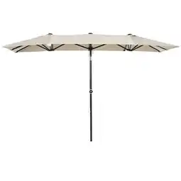 Netto Marken-Discount Outsunny Doppelsonnenschirm Polyester, Metall Angebot