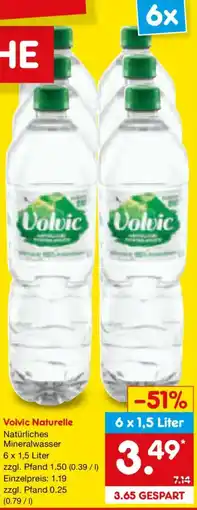 Netto Marken-Discount Volvic Naturelle Angebot