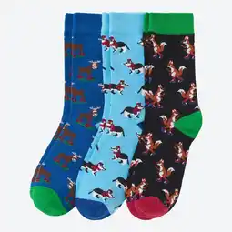 NKD Unisex-Socken mit unterschiedlichen Motiven, 3er-Pack Angebot