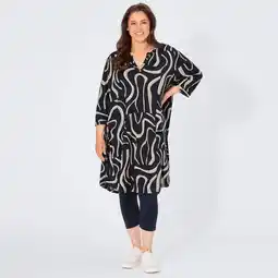 NKD Damen-Kleid mit All-Over-Print, große Größen Angebot