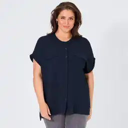 NKD Damen-Bluse mit Knopfleiste, große Größen Angebot