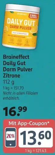 Rossmann Braineffect Daily Gut Darm Pulver Zitrone Angebot