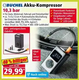 Norma BÜCHEL Akku-Kompressor Angebot