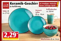 Norma Keramik-Geschirr Angebot