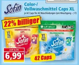 Norma Sofin Color-/Vollwaschmittel Caps XL Angebot