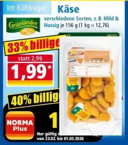 Norma Käse Angebot