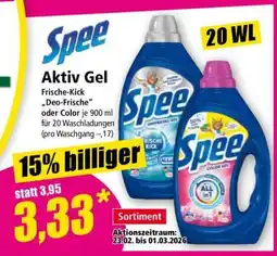 Norma Spee Aktiv Gel Angebot