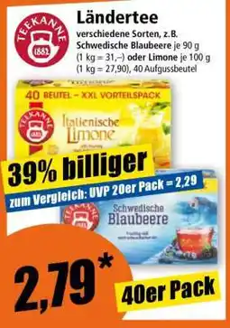 Norma Ländertee Angebot