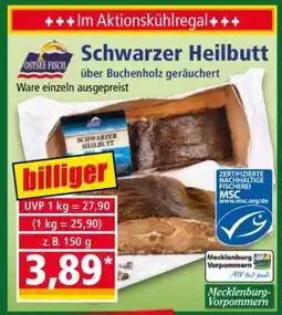 Norma Schwarzer Heilbutt Angebot