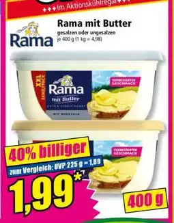 Norma Rama mit Butter Angebot