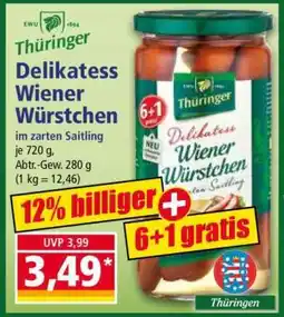 Norma Thüringer Delikatess Wiener Würstchen Angebot