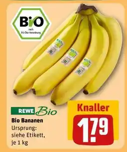 REWE Bio Bananen Angebot