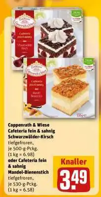 REWE Coppenrath & Wiese Cafeteria fein & sahnig Schwarzwälder-Kirsch Angebot