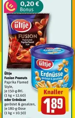 REWE ültje Fusion Peanuts Paprika Flamed Style Angebot