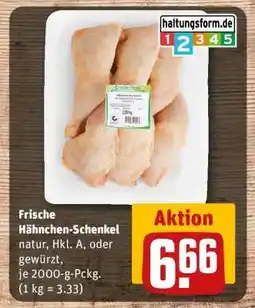 REWE Frische Hähnchen-Schenkel Angebot