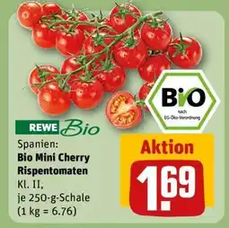 REWE Bio Mini Cherry Rispentomaten Angebot