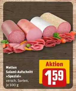 REWE Metten Salami-Aufschnitt Spezial Angebot
