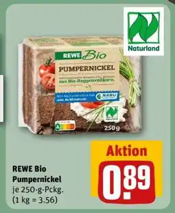 REWE REWE Bio Pumpernickel Angebot