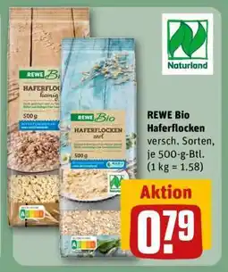 REWE REWE Bio Haferflocken Angebot