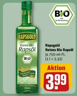 REWE Rapsgold Reines Bio Rapsöl Angebot