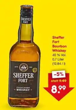 Netto Marken-Discount Sheffer Fort Bourbon Whiskey Angebot