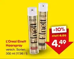 Netto Marken-Discount L’Oréal Elnett Haarspray Angebot