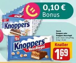 REWE Knoppers Nussriegel Angebot