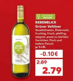 Kaufland REBENBLICK Grüner Veltliner Angebot