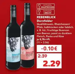 Kaufland REBENBLICK Dornfelder Angebot