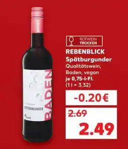 Kaufland REBENBLICK Spätburgunder Angebot