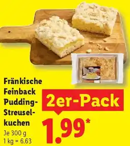 Lidl Fränkische Feinback Pudding Streuselkuchen Angebot